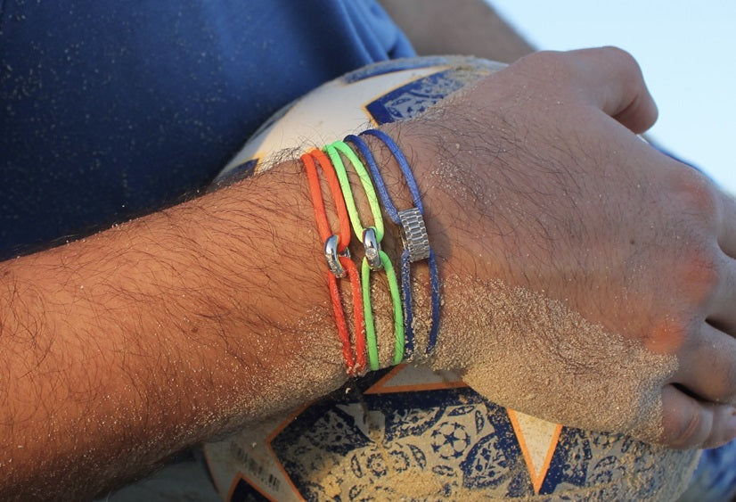 layered bracelets