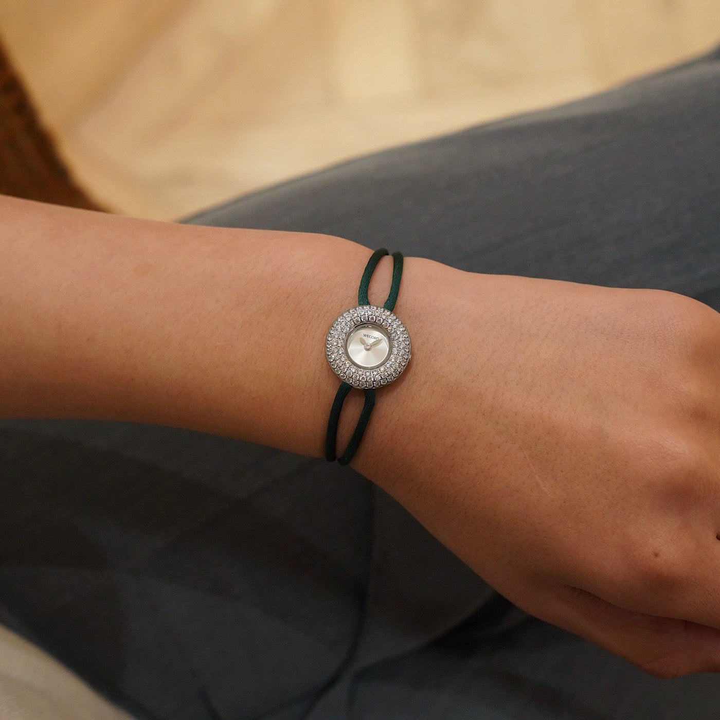 Silver Soho Pavé Watch